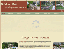 Tablet Screenshot of myoutdoorden.com